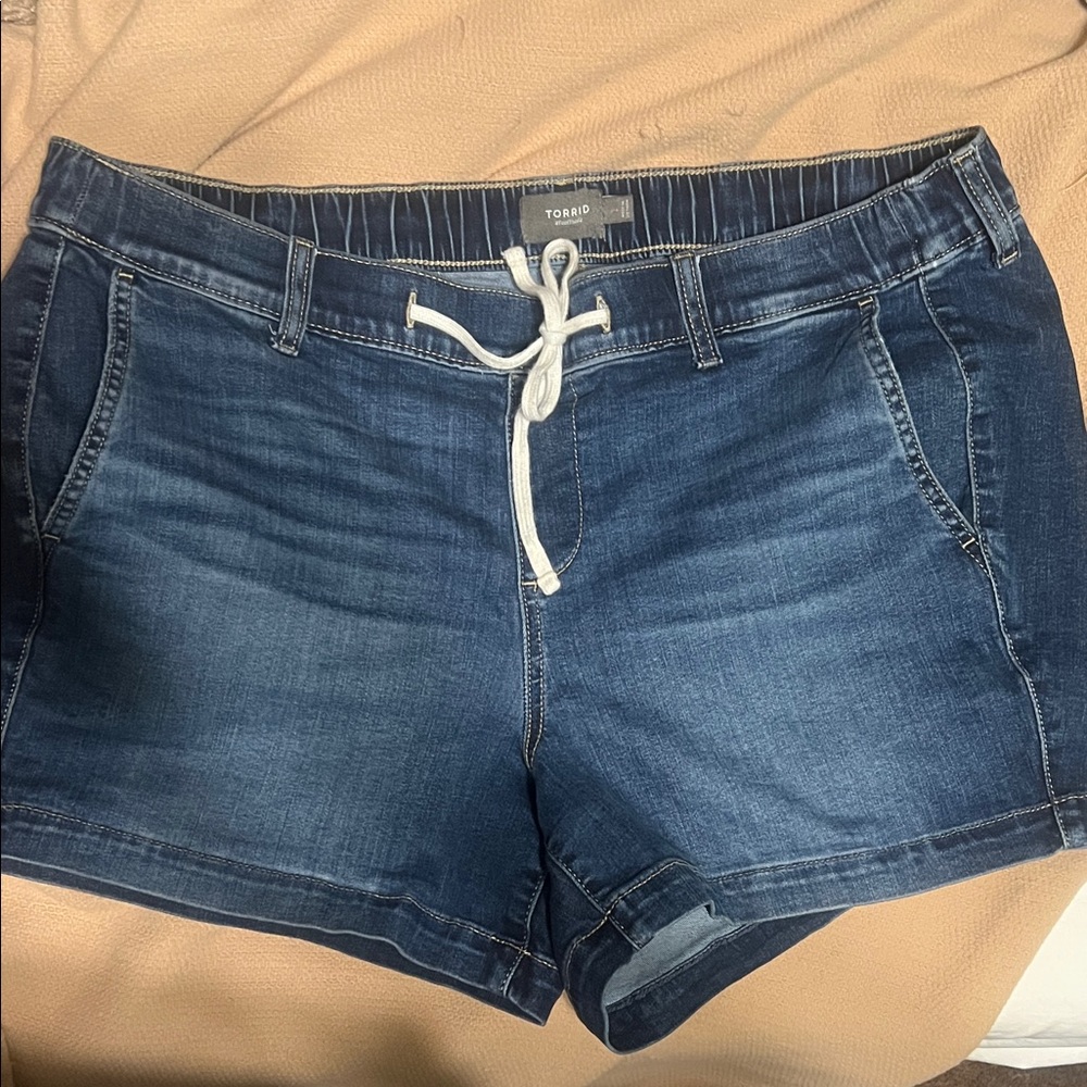 Torrid Jean shorts.